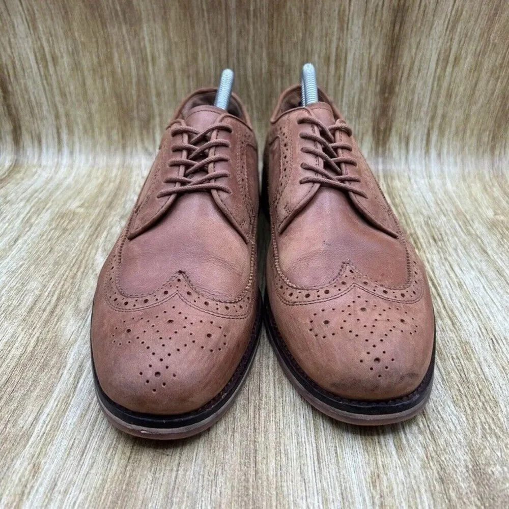 Polo Ralph Lauren Moseley Men's Size 9.5 D Dress Shoes Brown Shoes Longwing‎